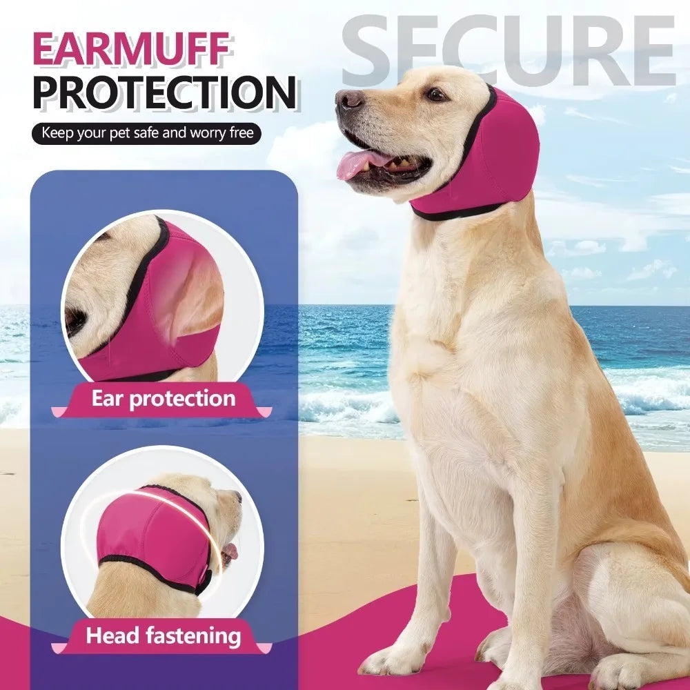 Dog Ear Muffs for Noise Anxiety - Hearing Protection for Fireworks, Thunder & Loud Sounds