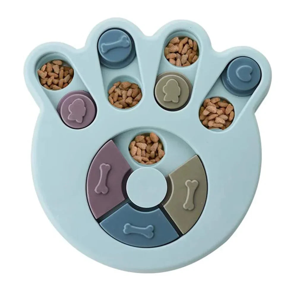 Interactive Puzzle Feeder for Dogs & Cats - Slow Feeding Toy for Anxiety & Mental Enrichment