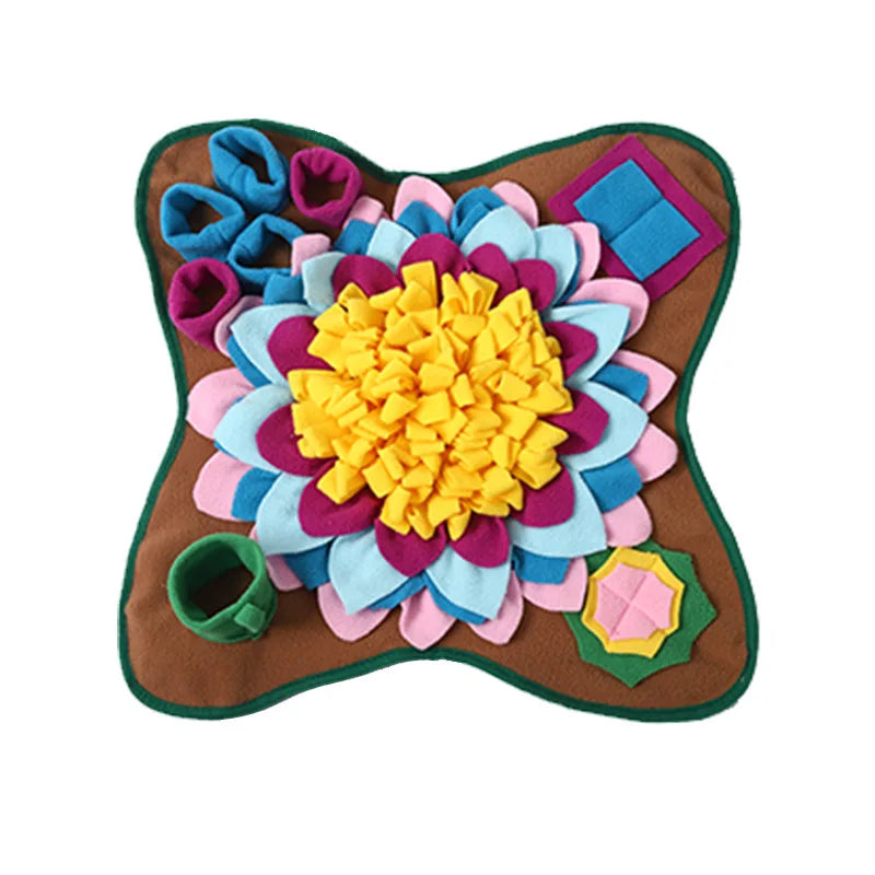 Pet Snuffle Mat for Dogs & Cats - Interactive Feeding Toy for Anxiety Relief & Mental Stimulation