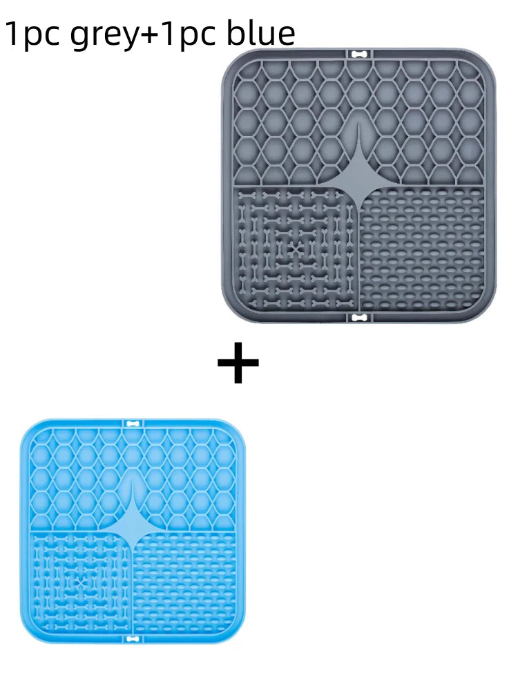 Pet Lick Mat for Dogs & Cats - Calming Distraction Tool for Storms, Vet Visits & Grooming