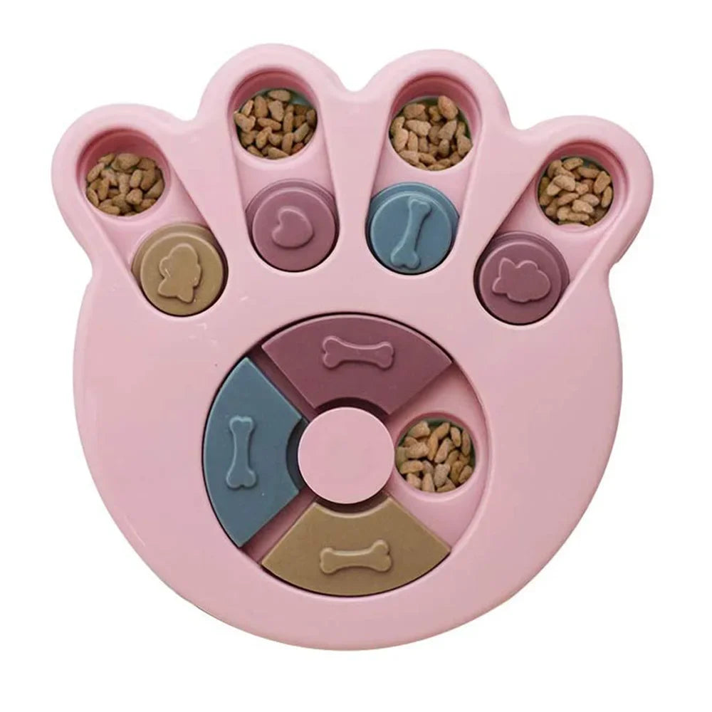 Interactive Puzzle Feeder for Dogs & Cats - Slow Feeding Toy for Anxiety & Mental Enrichment